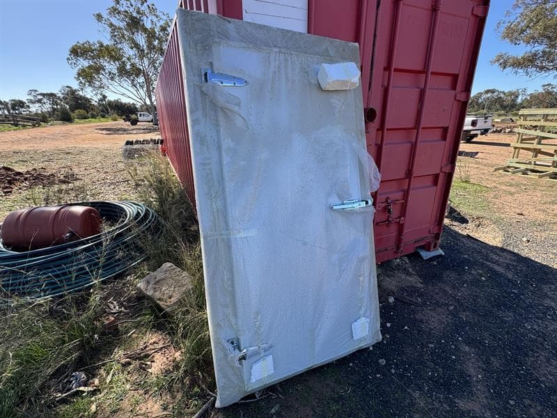 COOL ROOM DOOR. (2180MM X 1100MM). Located Mogriguy, NSW