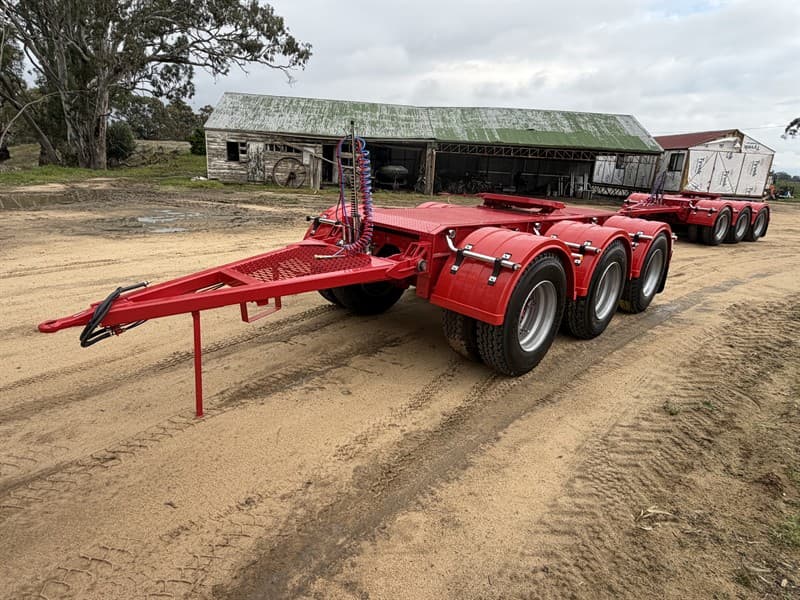 2026 JLO UNLIMITED Tri dolly VIN: 629DLTR3ZTD537001 Refurbished BPW axles and suspension on air, spider rims, new JOST greaseless turn table…