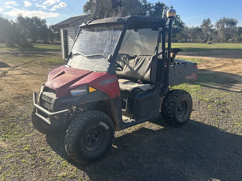 2021 POLARIS RANGER 500. New clutch fitted. No power steering model. Near new tyres, snorkel fitted, UHF radio, seat covers and spotlight ha…