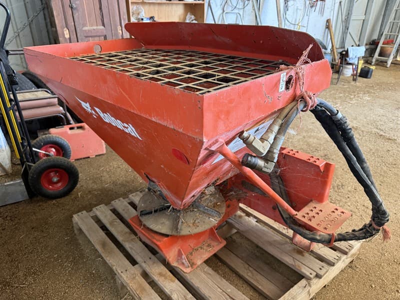 BOBCAT ROTARY SPREADER. Used on S770 Bobcat. Hydraulicly operated. Unit has been stored in a shed since rehabilitation work was completed. T…