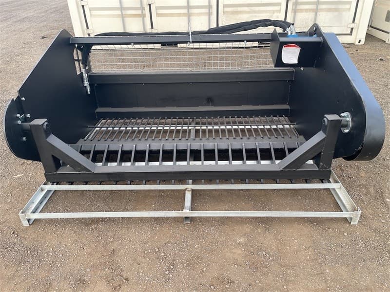 Unused Rock Picking Bucket to Suit Skid Steer, Screening Width 1.93m, Shipping Dimensions: 2075mm L x 1590mm W x 1090mm H, Weight: 681Kgs. E…