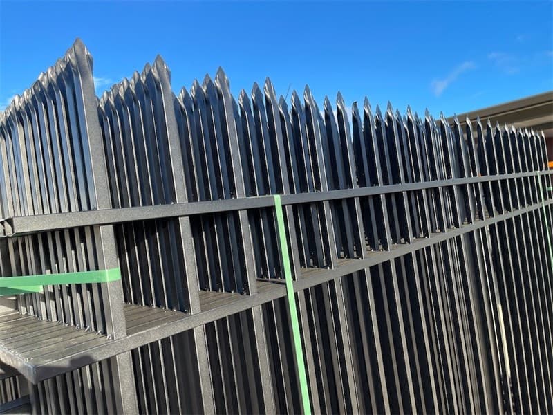 Qty of 24 Wrought Iron Style Fence Panels, Made from Galvanised Steel, Powdered Coated, Comes with 24 Panels + 25 Posts, Each Panel is 10ft …