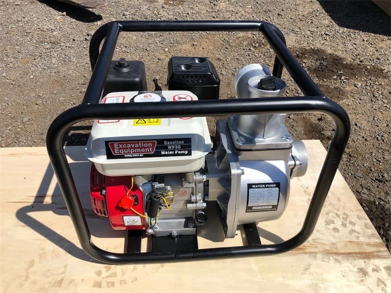 Unused 3 Inch Water Pump, Model: WP30, 6.5hp Petrol Engine, Delivery Volume: 1000 Litres per minute, Suction height 7m, Cradle mounted, Appr…