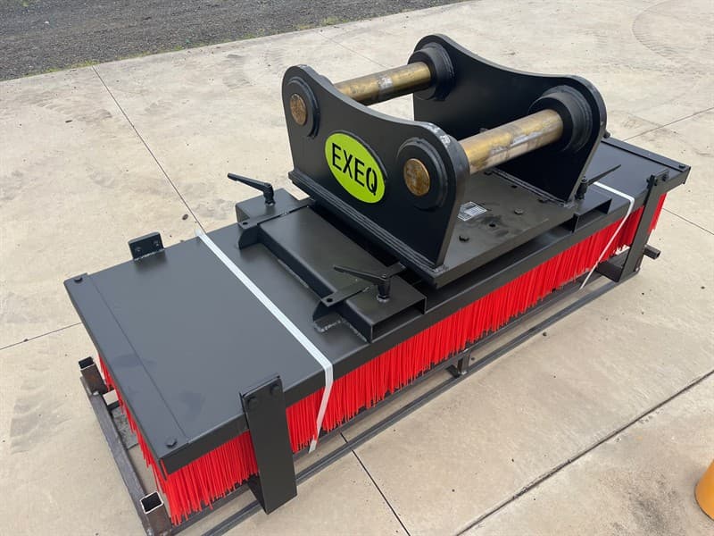 Unused 1800mm Broom Attachment to suit 18-25T Excavator, Model: EXEQBR20, 1800mm wide, Pin Diameter: 80mm, Centre to Centre: 460mm, Between …