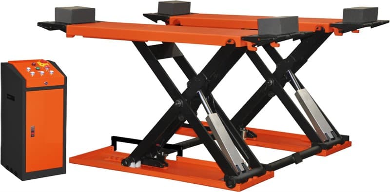 Unused Mobile Mid Rise Car Scissor Lift / Hoist, Lift Capacity: 3000Kgs, Electric Safety Lock Table Length: 1400mm-1935mm, Table width: 460m…