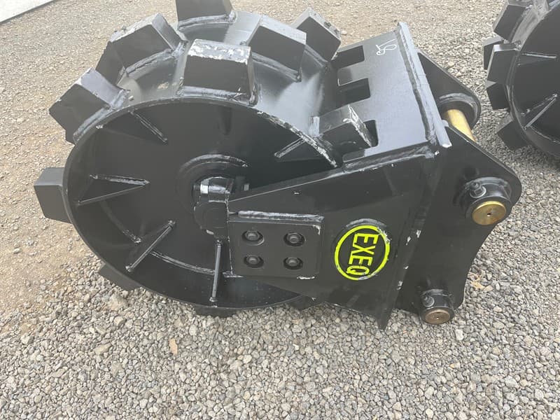Unused 2024 Compaction Wheel Attachment To Suit 8T Excavator, Width: 350mm, Shipping Dimension: L: 910mm x W: 710mm x H: 1440mm, Weight: 320…
