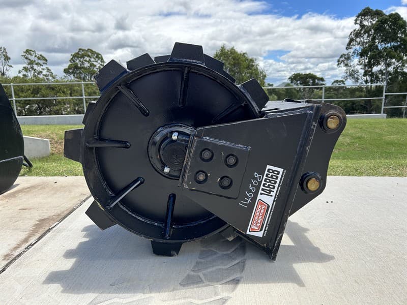 Unused 2024 Compaction Wheel Attachment To Suit 3T Excavator, Width: 545mm, Pin: 40mm,Centres: 200mm, Between the ears : 145mm,Shipping Dime…