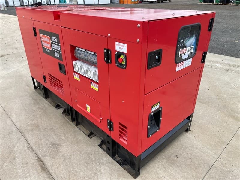 Unused Silenced 80kVA Generator, Model: EXEQ-80-3, 4 Cylinder Turbo Diesel Engine, Single & 3 Phase Outlets, Emergency Stop, Battery Isolato…