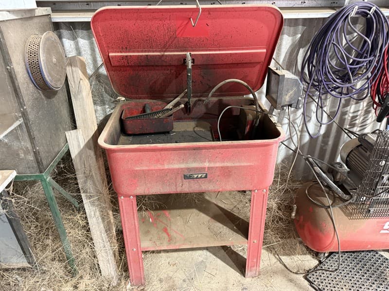 TTI Parts Washer. 240V washer. Mounted work light. Working condition unknown. GST will not be added to knock down price. GST still added to …