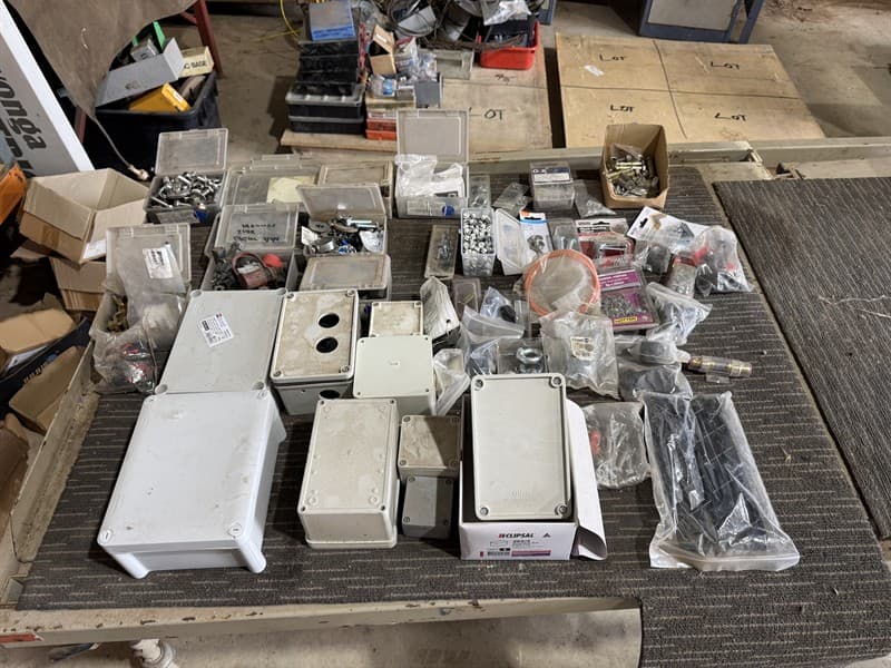 CLIPSAL ASSORTMENT. various junction boxes, brackets, screws etc. GST will not be added to knock down price. GST still added to buyers premi…