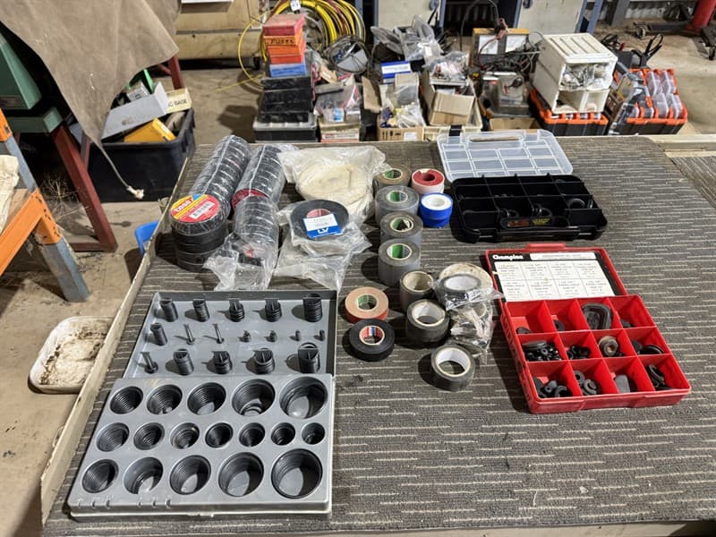 O-RINGS AND TAPES. VARIOUS INSULATION, DUCK, TEFLON COTTON TAPES, O-RINGS AND GROMMETS. GST will not be added to knock down price. GST still…